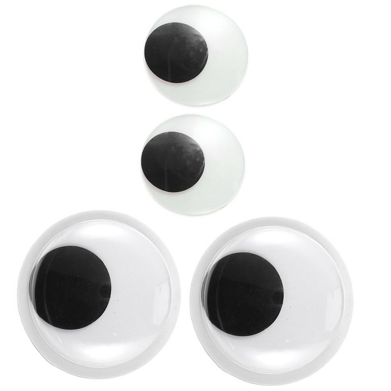 1 Set 4 Pcs Creative Googly Eyes Eco-friendly Wiggle Eyes Black White Eye  Toys (Assorted Color)