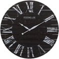 thumbnail image 4 of FirsTime & Co. Black Midnight Planks Wall Clock, Farmhouse, Analog, 29 x 2 x 29 in, 4 of 6