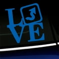thumbnail image 1 of LOVE Twisties - Decal for MINI Cooper - Choose Color - [AZURE BLUE], 1 of 1