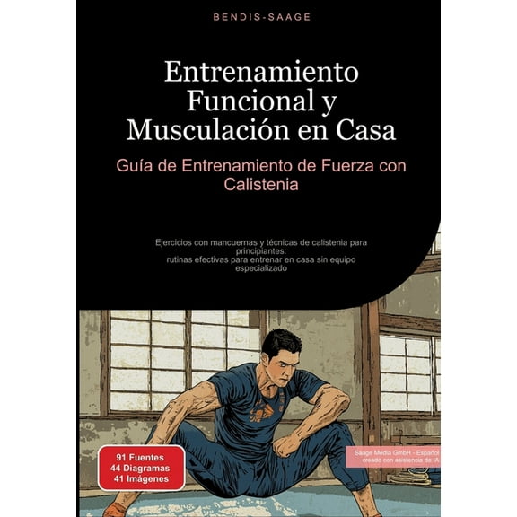 Entrenamiento Funcional y MusculaciÃ³n en Casa: GuÃ­a de Entrenamiento de Fuerza con Calistenia: Ejercicios con mancuernas, (Paperback)