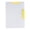 Yellow, variant on Kilougeis 2026 New Clear Report Covers with Swing Clip,Professional Clear Front Presentation File Folders, Reusable Resume Folder