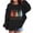 R23-Black, variant on RMGVDSD Girls Casual Pullover Sweatshirt Graphic Print Long Sleeve Crewneck Sweatshirts Loose Fit Soft Tops for Holiday Festive Outfit Cute Sweatshirt 5-6 Years