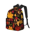 thumbnail image 2 of Fotbe Autumn Maple Leaves A Lightweight Casual Laptop Backpack for Men and Women, Daily use Waterproof backpack, Backpack for College, 2 of 7