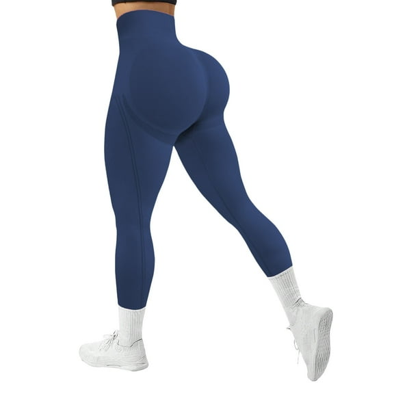 Workout Leggings for Women High Waisted Seamless Scrunch Athletic Pants Lifting Gym Exercise Wear