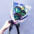 thumbnail image 2 of LEEYNEER OFFIGAM Shiny Cellophane Packaging Paper for Birthday Gift Decoration in Iridescent Color 20Set, 2 of 6