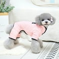thumbnail image 3 of Soft Polar Fleece Dog Pajamas - Adorable Puppy Sweaters Clothes Jumpsuit Pjs - Lightweight Cat Coat Pet Apparel, 3 of 8