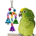 thumbnail image 1 of Metal Bell String For Parrot Bird Supplies Parrot Toy Jingle Bell Toy With Hanging Buckle, 1 of 8