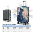 thumbnail image 4 of Kdxio Cloud Wolf Pattern Luggage Cover for Travel,Elastic and Durable,Fits 18-32 Inch,Anti-Scratch Suitcase Protector-No luggage included, 4 of 5