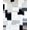Black White Gray, Pattern 12, variant on Design&I 8'x10' Washable Area Rug Floorcarpet Abstract Swirl Brushstroke Neutral Monochrome Accessories for King Size Bedroom, Under Bed, Sleek Flatweave Pet Friendly