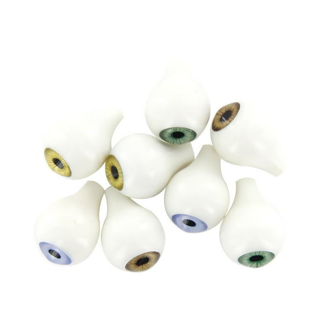 8 Piezas de Ojos Redondos de Acrílico para Muñeca, Ojos de 16 Mm para Muñecas, Suministros para Bricolaje Macarena BJD y accesorios