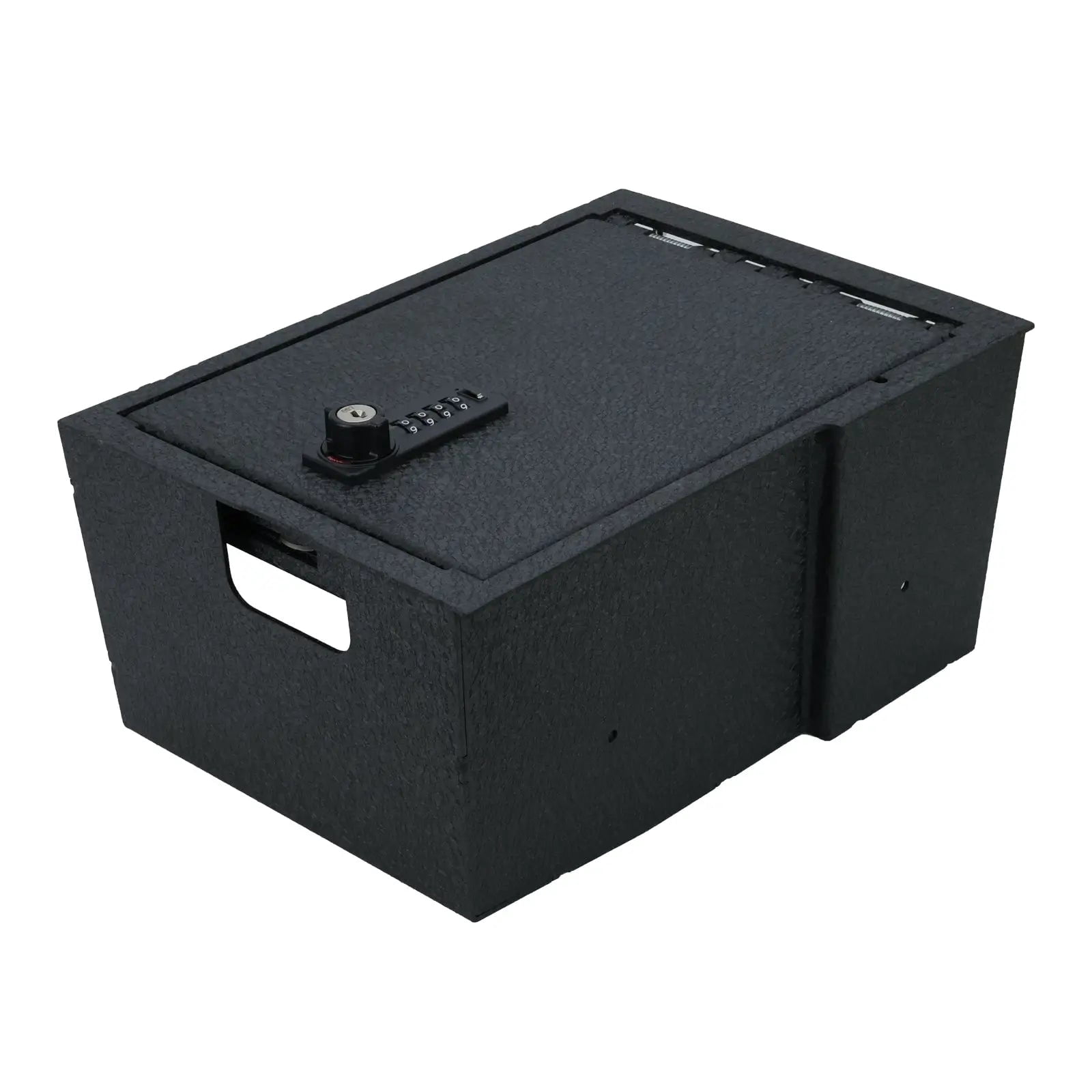 Center Console Gun Safe Vault - WASAI Console Lock Box Compatible with Lincoln Aviator 2019-2023, 4 Digit Combination Lock with Key.