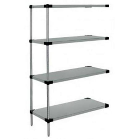 

Quantum Storage AD54-2142SG 4-Shelf Galvanized Steel Solid Shelving Add-On Unit - 21 x 42 x 54 in.