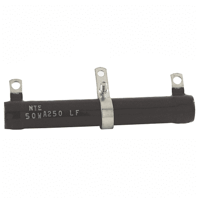 Edinstry 50W Gold Aluminum Shell Resistor - 75 Ohm Wirewound Power Resistor For Doorbell, LED, Power Supply & Audio Equipment - Heat Dissipating Resistor