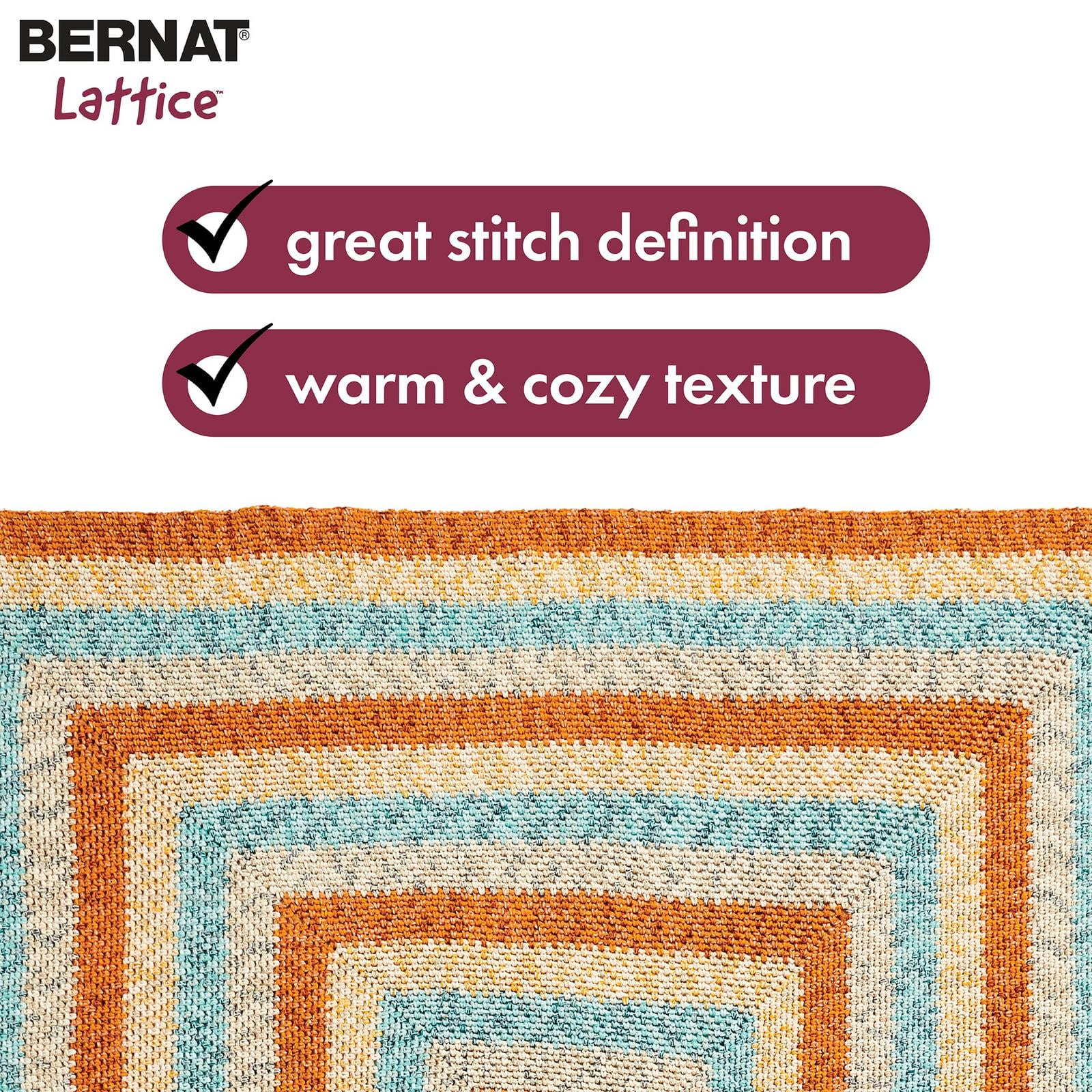 Bernat® Lattice™ #4 Worsted (Medium) Blend Yarn, 7.8oz/220g 389 Yards