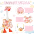 thumbnail image 3 of Threns 7 inch Desk Goose Outfits, Desktop Goose Clothes with Hat Dress Camera and Sunglasses for Magnetic Goose Statue, 3 of 11