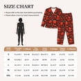 thumbnail image 4 of Pofeuu Tomatoes And Chili Print Womens Pajamas Set Long Sleeve Sleepwear Button Down Nightwear Soft Pj Lounge Sets Button Down Pajamas Women-XX-Large, 4 of 7