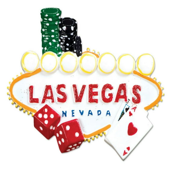 Las Vegas Personalized Christmas Ornament Kit (1 pc)