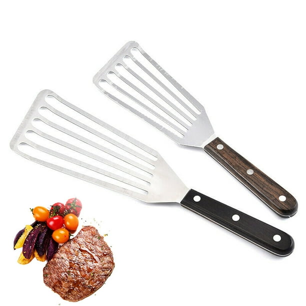 Fish Spatula Set, Stainless Steel Fish Turner Spatula Slotted Turner