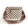 thumbnail image 2 of Bandolera FEIBOON Spacious a cuadros de nylon para mujer, 2 of 6