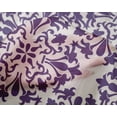 thumbnail image 5 of oneOone Silk Tabby Violet Fabric Asian Mosaic Sewing Fabric By The Yard Printed Diy Clothing Sewing Supplies 42 Inch Wide, 5 of 5