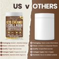 thumbnail image 2 of Peacock Max Keto Collagen Coffee Creamer – 12.2 oz Unflavored Protein with MCT Oil, B12, Magnesium, 2 of 8