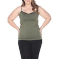 thumbnail image 2 of Women's Plus Size Lace Trim Tank Top, 2 of 2