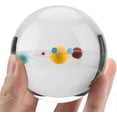 thumbnail image 5 of Crystal Sphere, 8cm Clear Crystal Ball, Transparent Galaxies, Fortune Ball, Home Office Decor(Solar System), 5 of 5