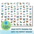 thumbnail image 2 of Potty Training Sticker Chart | Includes 4-Weekly Charts + 144 Adorable Themed Stickers | USA Made from The Creators of The Original Potty Watch (Pond), 2 of 7