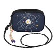 thumbnail image 2 of FORMRS Mini Crossbody Bag for Women Adjustable Rope Shoulder Casual Phone Purse, White Planet, 2 of 7