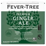 (8 Bottles) Fever-Tree Ginger Ale, 16.9 fl oz