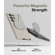 Ringke for Samsung Galaxy S24 Ultra S24 Soft Magnetic [Silicone] MagSafe Compatible Case