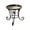 Black, variant on Decorative Metal Plant Stand Rustproof Vintage Round Scroll Design Flower Pot Holder for Indoor Outdoor Living Room Balcony Patio Corner
