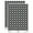 Black, variant on Retro Invaders from Space Star Ship 200+ Round Stickers - White - Matte Finish - 0.50" Size