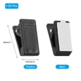 thumbnail image 2 of Uxcell 20Pcs Clips Adhesivos Mini Plásticos Autoadhesivos Clips de Pared, Negro, 2 of 5