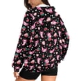 thumbnail image 2 of FOR U DESIGNS Strawberry Axolotl Ladies Hooded Sweatshirts Zipper Front Comfortable Oversized Hoodies Size S Hoodie Cardigans for Women Trendy Fall with Pockets Sportswear, 2 of 7