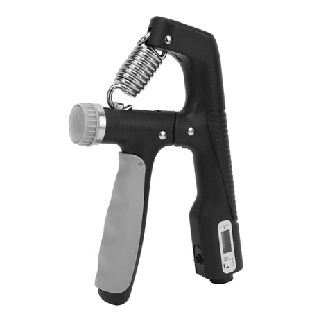 Suodoka Hand Grip Strengthener with Electronic Counter TPR PP Steel 10 to 100kg Adjustable Forearm Gripper for Muscle Recovery Hand Strength Training Black[cite: 1]