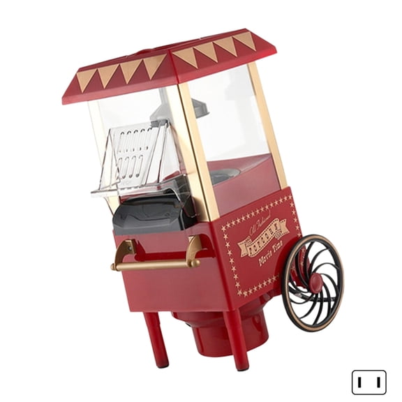Sinyiin Perfect Gift Concept Traditional Car Popcorn Maker Hot Air Automatic for Movie Evenings