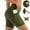 Army Green, variant on LOVZFMLL Biker Shorts Women with Pockets High Waisted Tummy Control Gym Running Yoga Sweat Shorts Athletic Workout for Women Army Green L