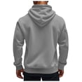 thumbnail image 6 of felwors Zip Up Hoodie for Men Cargo Sweatshirt Military Tactical Jacket Vintage Workout Running Active Hoodies with Pockets Light Gray for Size M, 6 of 8