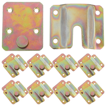 Phenofice 12Pairs Durable Metal Furniture Connectors and Picture Frame Hook Hardware for Heavy Wall Displays