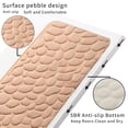 thumbnail image 3 of Memory Foam Bath Mat Rug 32x20, Soft and Absorbent Cobblestone Bathroom Rugs, SBR Non-Slip Bottom, Comfortable, Quick Dry Machine Washable Bath Carpet for Bathroom, Tub and Shower, 3 of 9