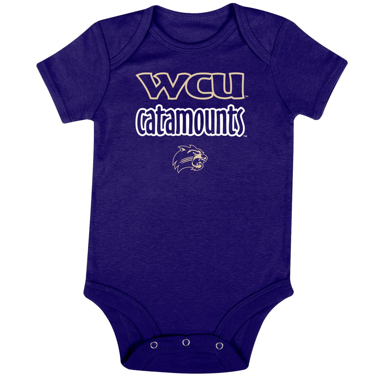 Hanes Infant NCAA Western Carolina 3-Piece Bodysuit Set