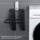 thumbnail image 3 of Wosthever Colgador de ropa Organizador Plegable Montaje en pared Armario Ahorro de espacio Estante de almacenamiento Anti-caída Bufanda Organizador Type2 NO2 Wosthever HA059327-02, 3 of 6