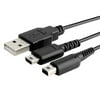 Insten 2 in 1 USB Charging Cable for Nintendo DSi (XL) & DS Lite Video Games Cable -Qty: 3