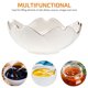 thumbnail image 2 of FELTECHELECTR 2 platos para condimentos: tazón para salsa de soja con forma de flor, taza de porcelana, soporte de cerámica para bolsitas de té, para salsas y condimentos, de 7 cm., 2 of 7