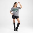 thumbnail image 3 of Women's Gameday Couture Gray Binghamton Bearcats Iconic Edge Rhinestone V-Neck T-Shirt, 3 of 7