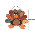 thumbnail image 3 of Rovga 1 Pcs Turkey Door Hanger Thanksgiving Decor Fall Decor Fall Door Hanger Thanksgiving Day Front Door Welcome Hanging Sign Fall Farmhouse Porch Home Decor, 3 of 6