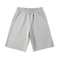 thumbnail image 4 of Zanarzt Running Shorts Boys' Cotton Shorts with Pockets for Kids Teens Sleep Casual Lounge Shorts for Kids Light Gray,10-11 Years, 4 of 5