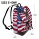 thumbnail image 2 of Balery USA Eagle with Spread Wings Mochila de Cuero para Mujeres, Gran Capacidad, Bolsa de Viaje Multifuncional, Mochila de Cuero y Bolsa de Hombro para Mujeres, 2 of 4