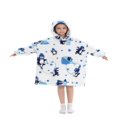 thumbnail image 2 of Wearable Blanket Hoodie for Adults Sherpa All Patterns Oversized Sweatshirt Blanket with Pockets, 2 of 6